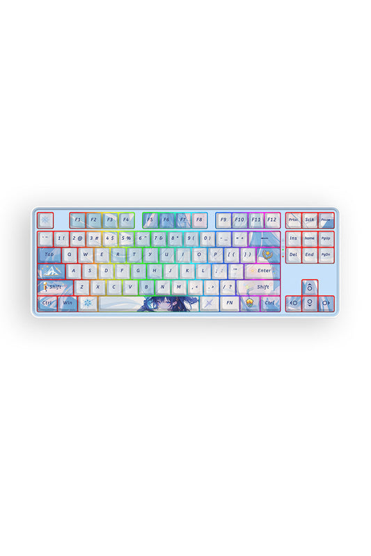 REDRAGON - K707AK-RGB-PRO S.Blade TKL Keyboard - blue