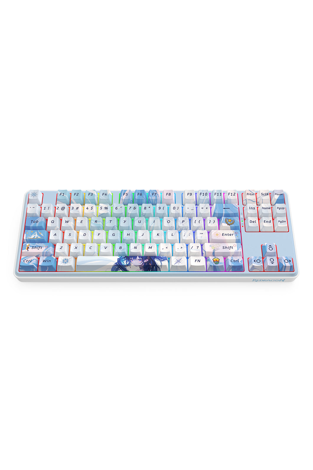 REDRAGON - K707AK-RGB-PRO S.Blade TKL Keyboard - blue