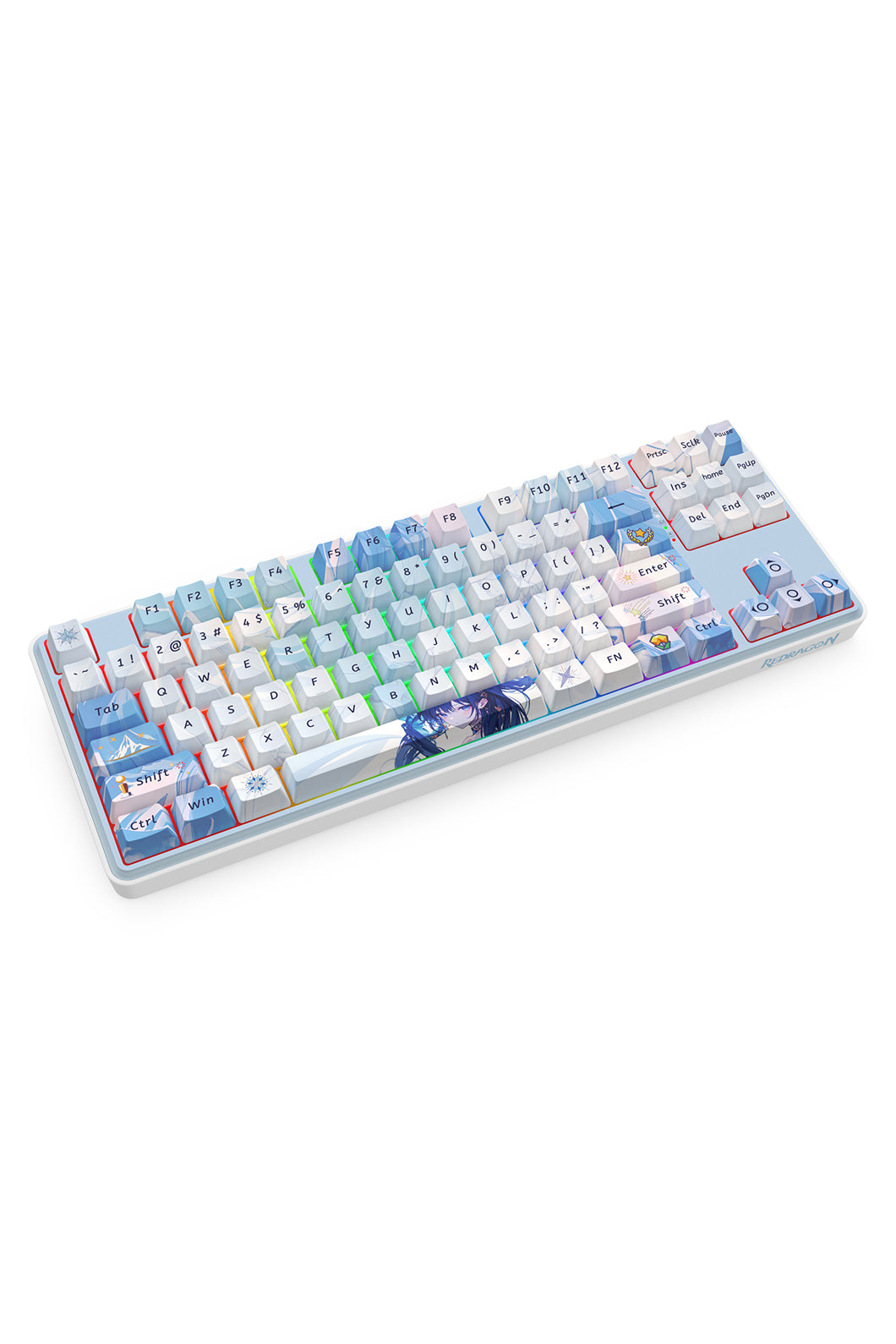 REDRAGON - K707AK-RGB-PRO S.Blade TKL Keyboard - blue