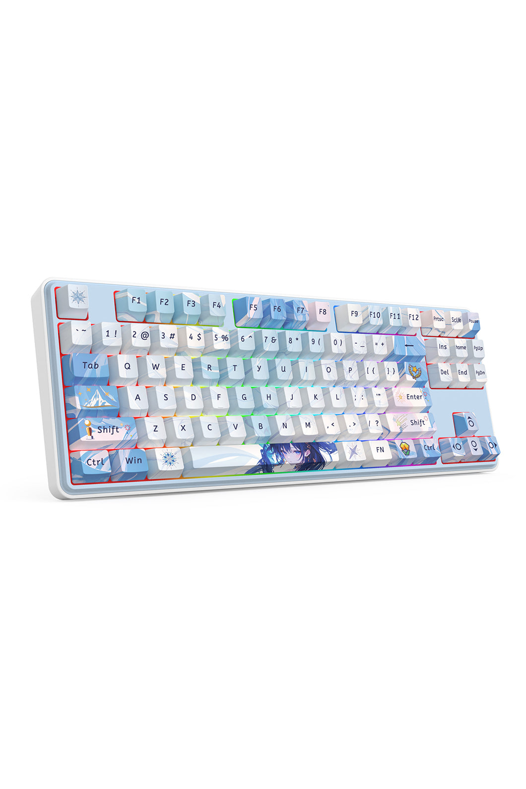 REDRAGON - K707AK-RGB-PRO S.Blade TKL Keyboard - blue