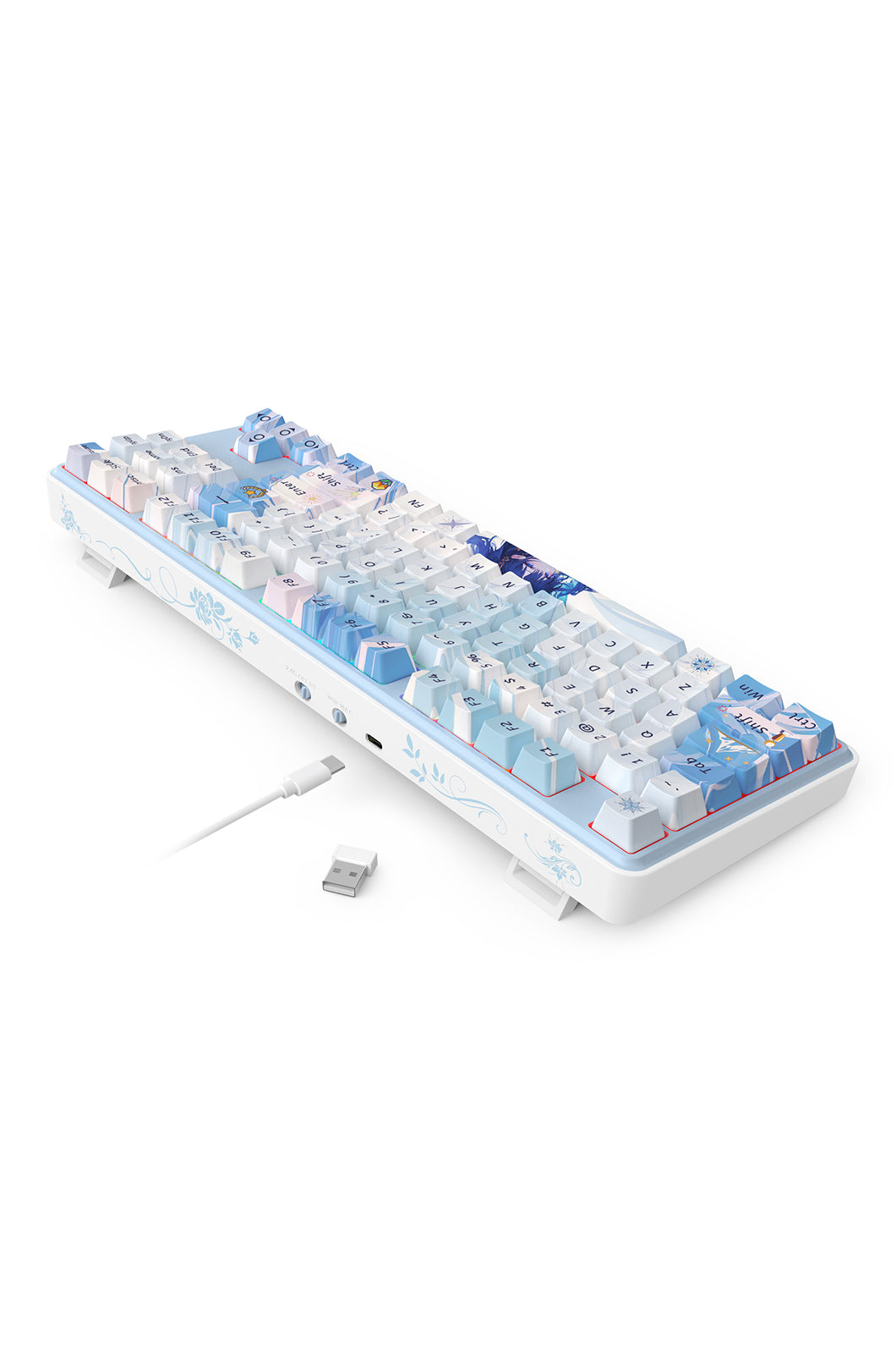 REDRAGON - K707AK-RGB-PRO S.Blade TKL Keyboard - blue