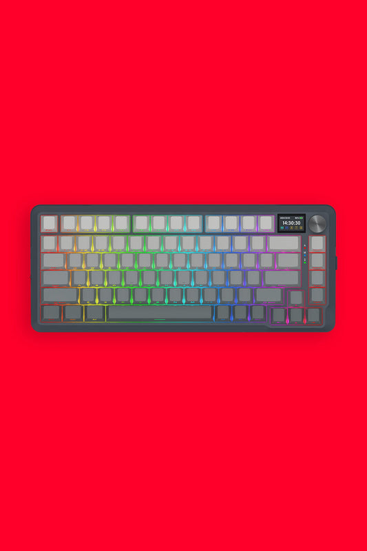 REDRAGON - K708GG-RGB-PRO Fleact 75% Keyboard - charcoal