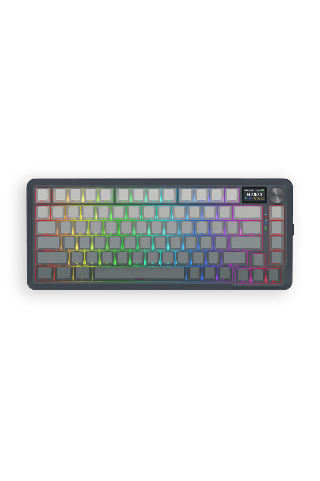 REDRAGON - K708GG-RGB-PRO Fleact 75% Keyboard - charcoal