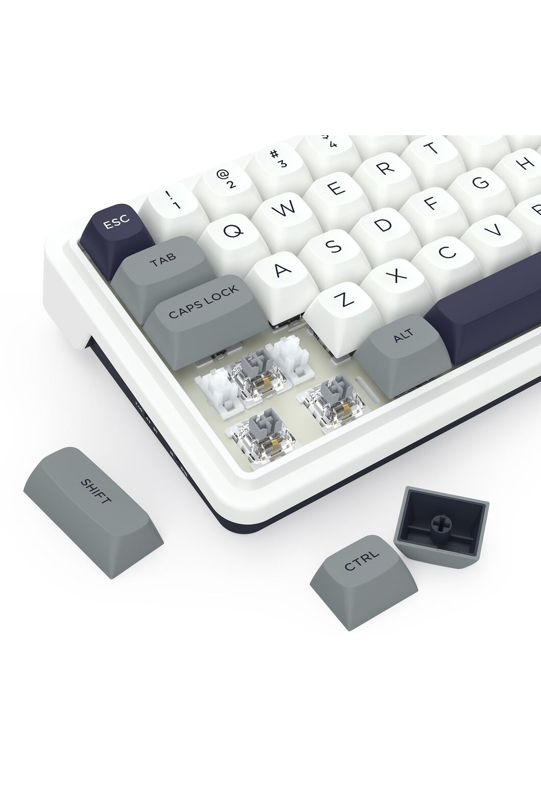 REDRAGON - K730WGP-RGB-PRO Draconic V2 Keyboard - grey