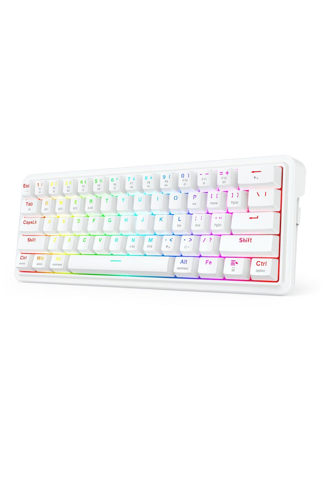 REDRAGON - K730W-RGB-PRO Draconic V2 Keyboard - white