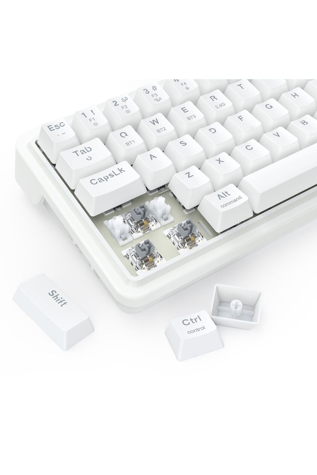 REDRAGON - K730W-RGB-PRO Draconic V2 Keyboard - white