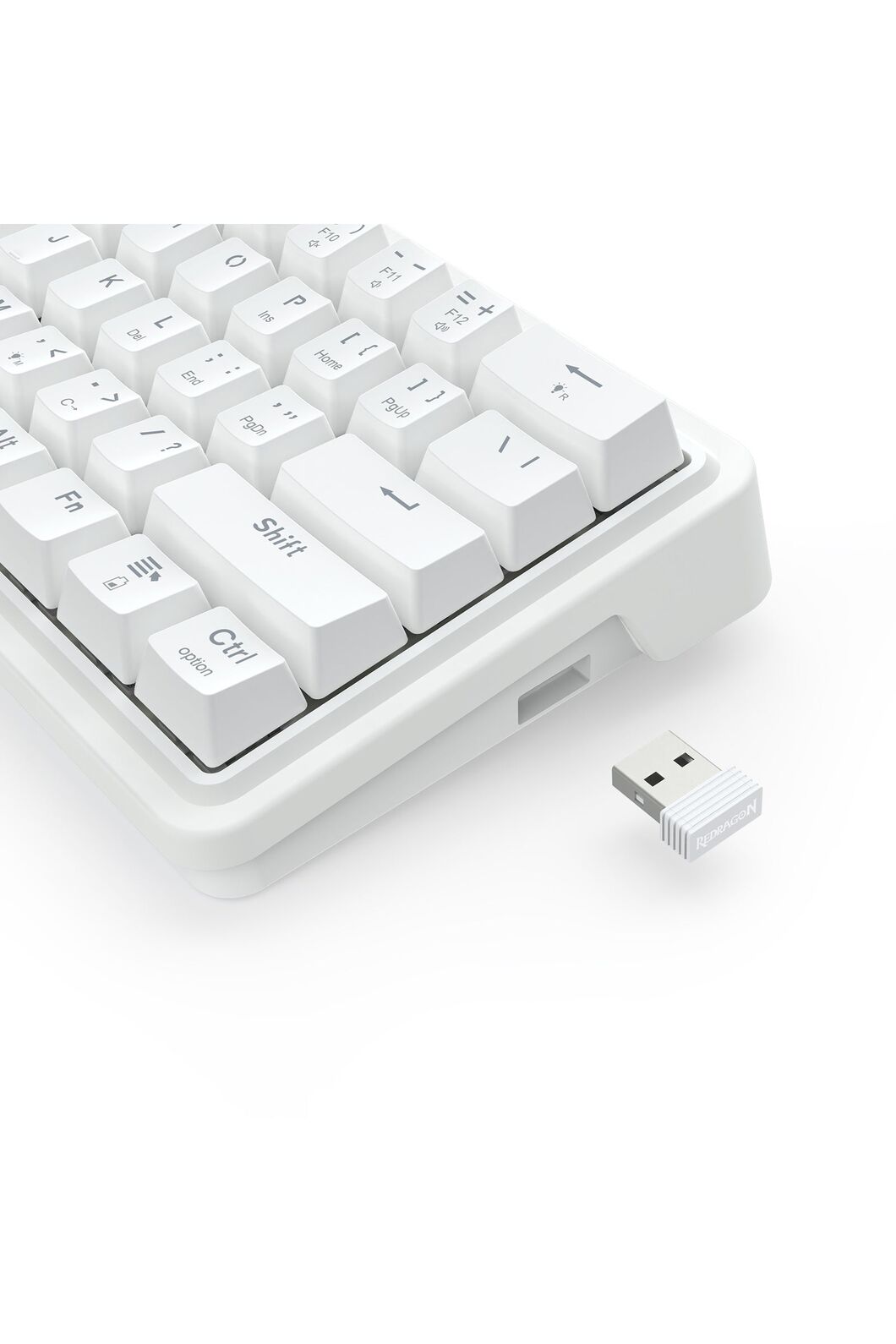 REDRAGON - K730W-RGB-PRO Draconic V2 Keyboard - white
