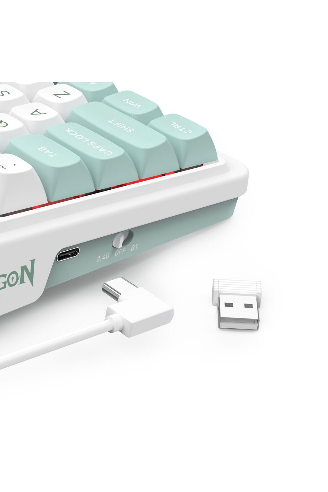 REDRAGON - K719WG-RGB-PRO Galatin Pro Keyboard - green