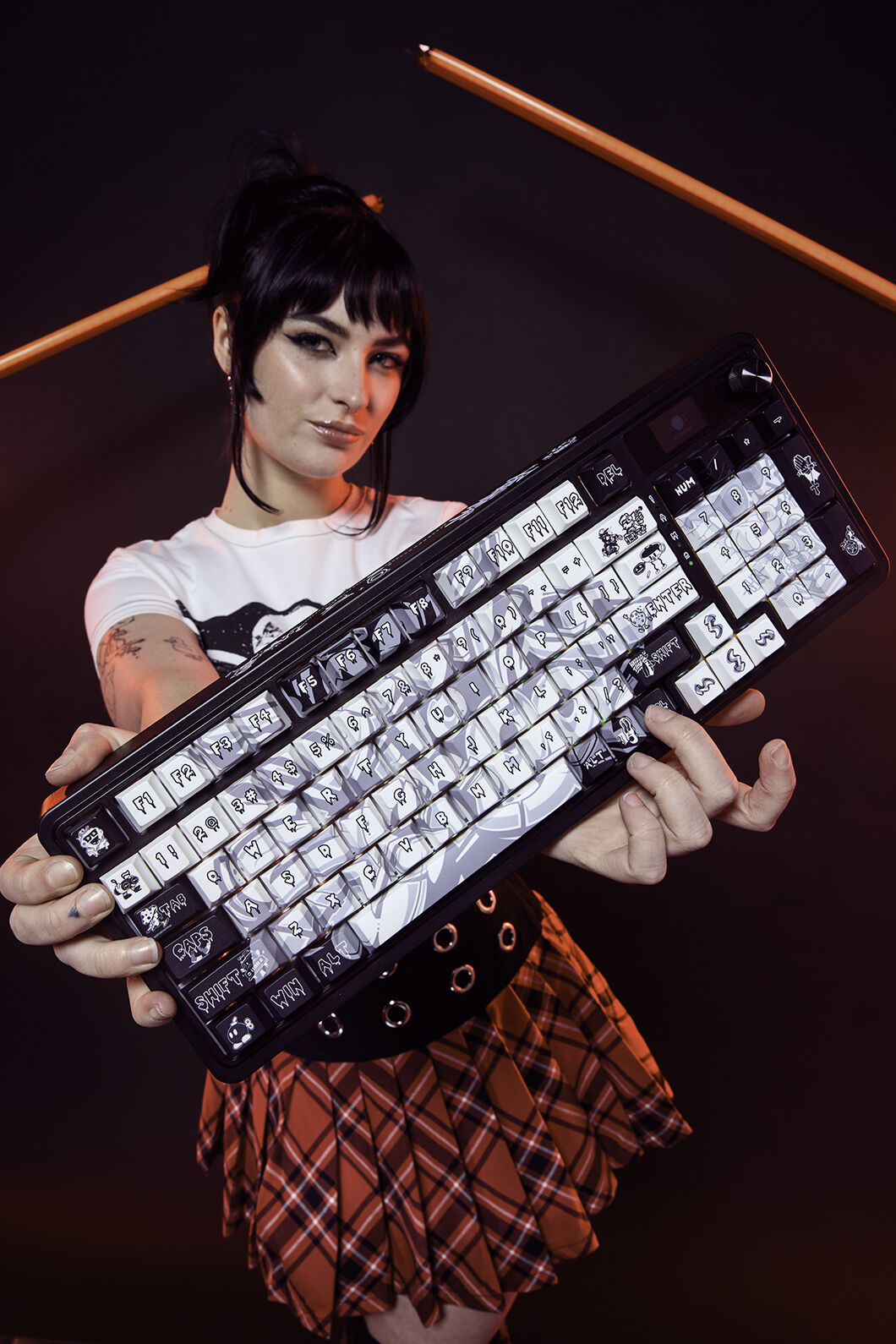 REDRAGON - K719GF-RGB-PRO Artemis Pro Keyboard - grey