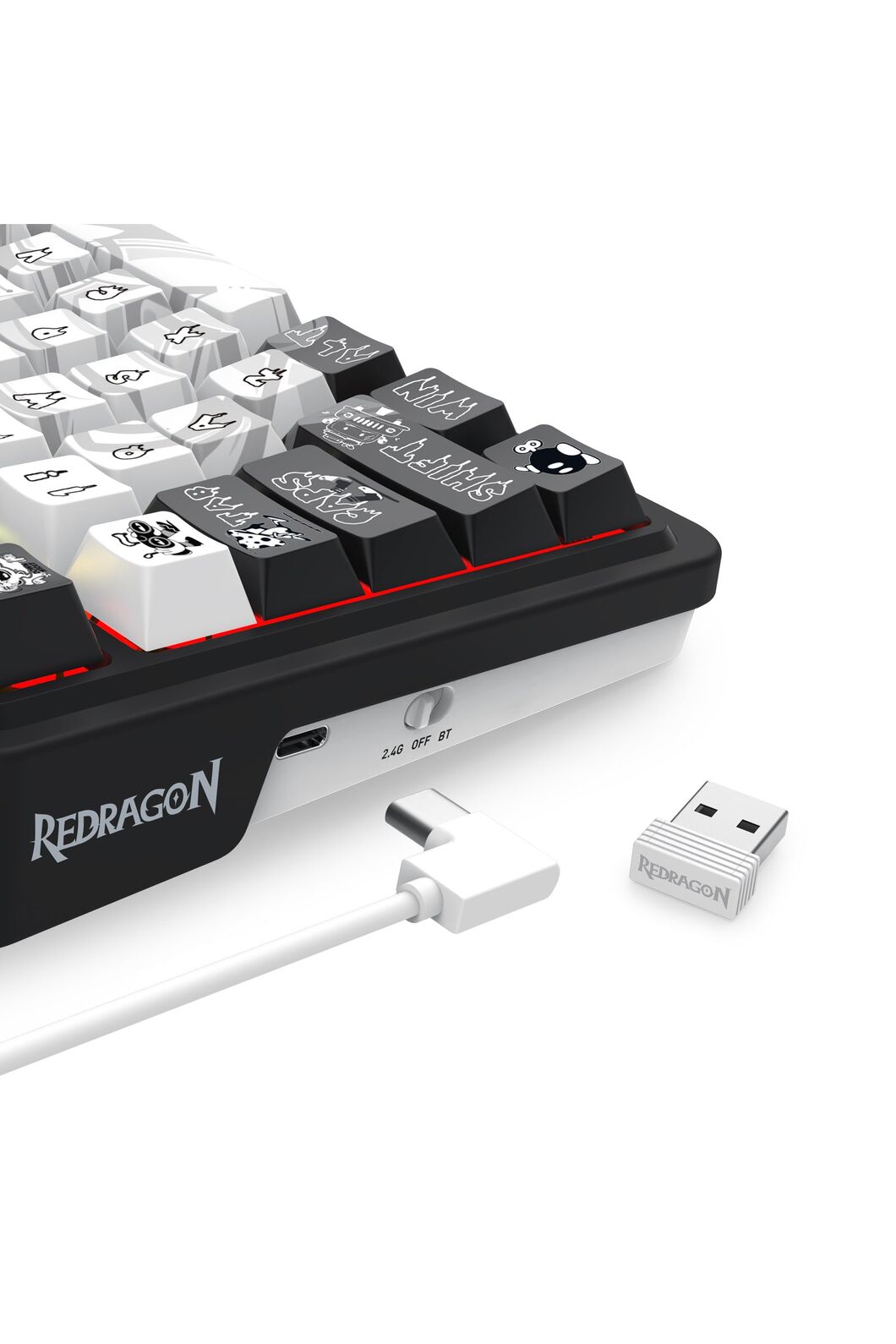 REDRAGON - K719GF-RGB-PRO Artemis Pro Keyboard - grey