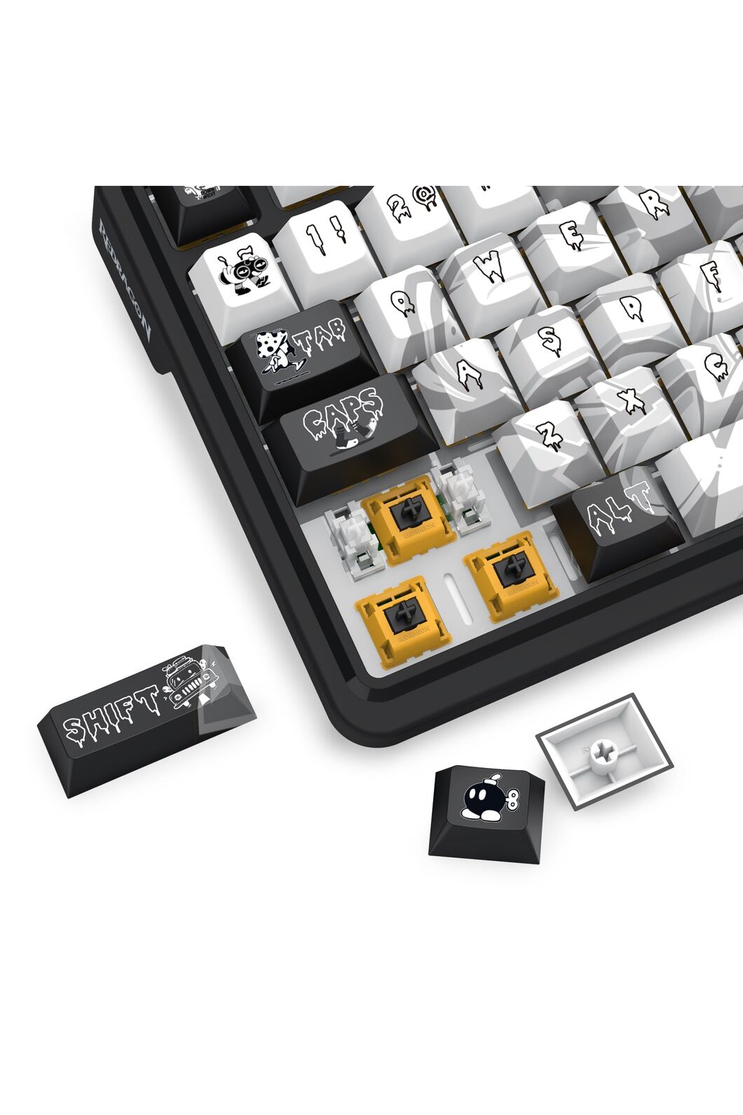 REDRAGON - K719GF-RGB-PRO Artemis Pro Keyboard - grey