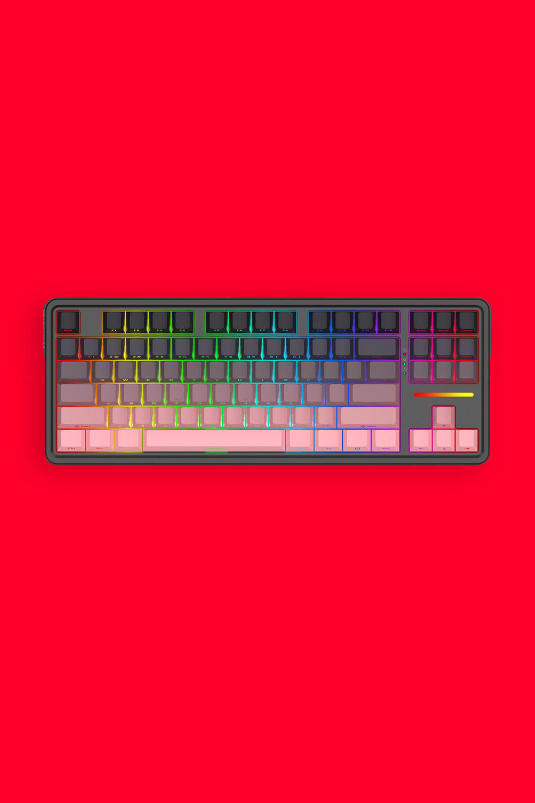 REDRAGON - K728SP-RGB-PRO Antonium Pro Keyboard - pink