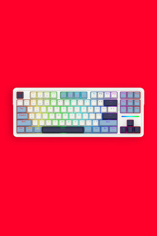 REDRAGON - K728WBB-RGB-PRO AntoniumPro Keyboard - white