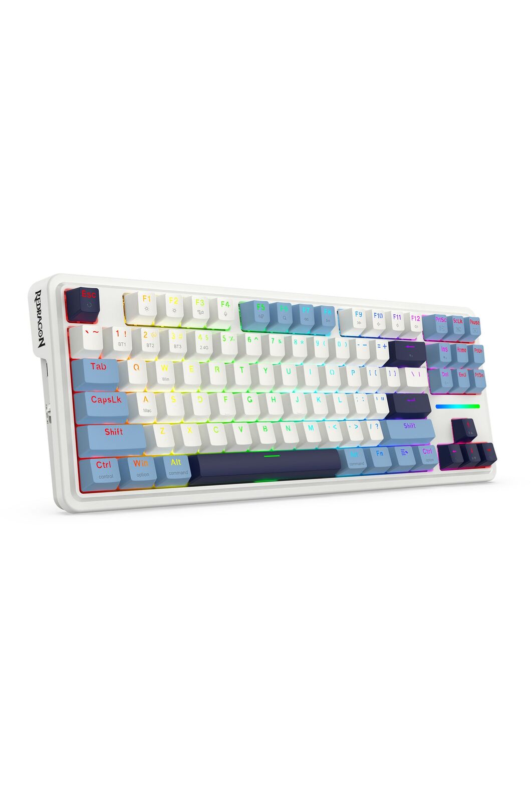 REDRAGON - K728WBB-RGB-PRO AntoniumPro Keyboard - white