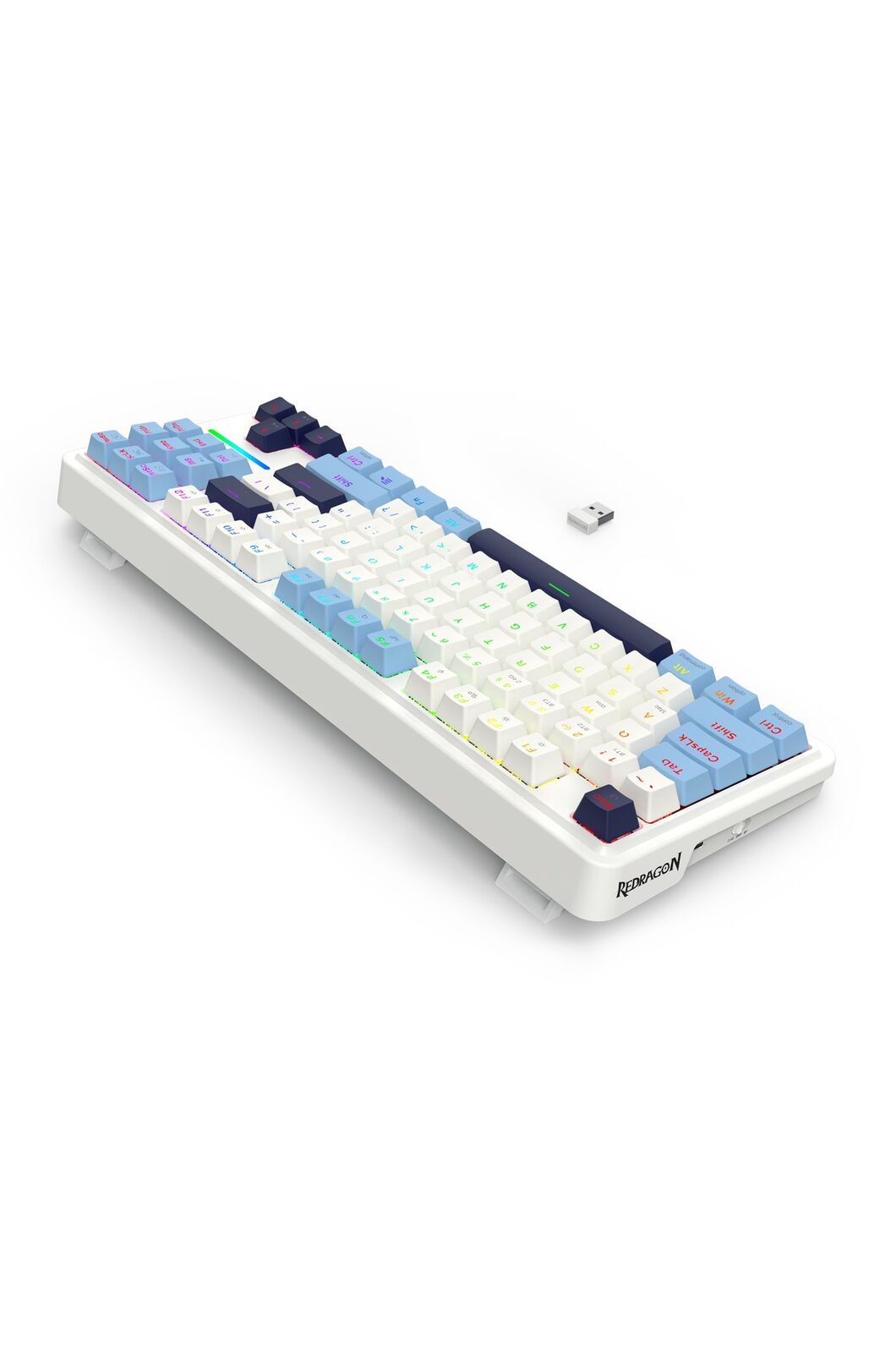 REDRAGON - K728WBB-RGB-PRO AntoniumPro Keyboard - white