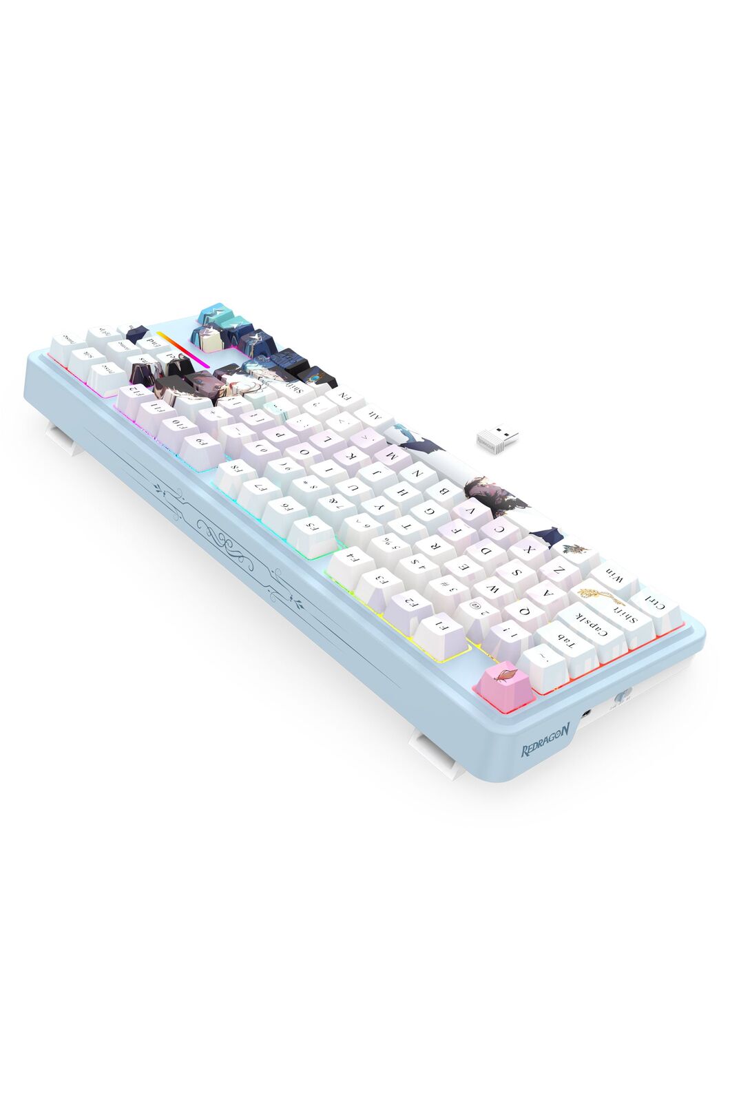 REDRAGON - K728AK-RGB-PRO Antonium Pro Keyboard - blue