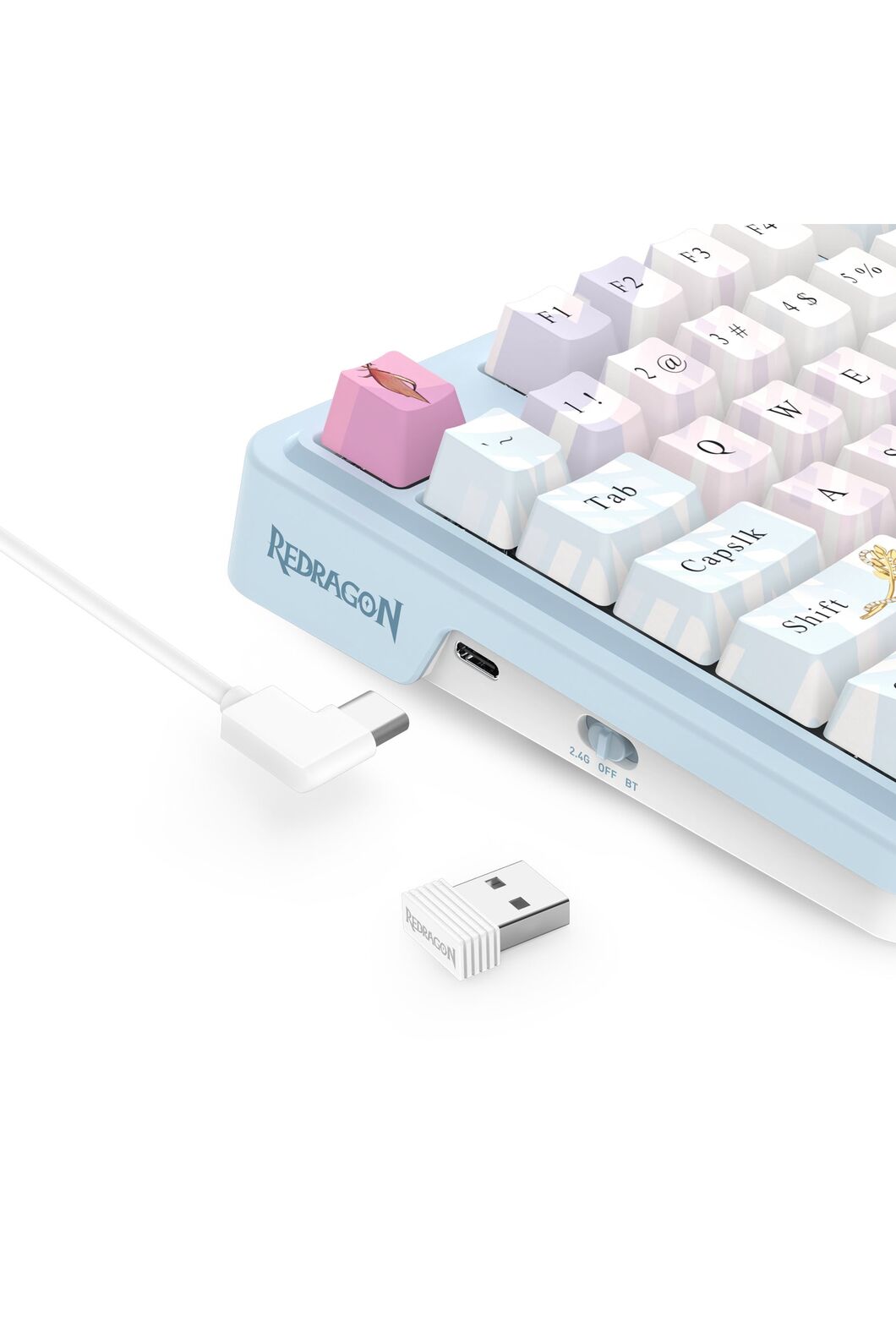 REDRAGON - K728AK-RGB-PRO Antonium Pro Keyboard - blue
