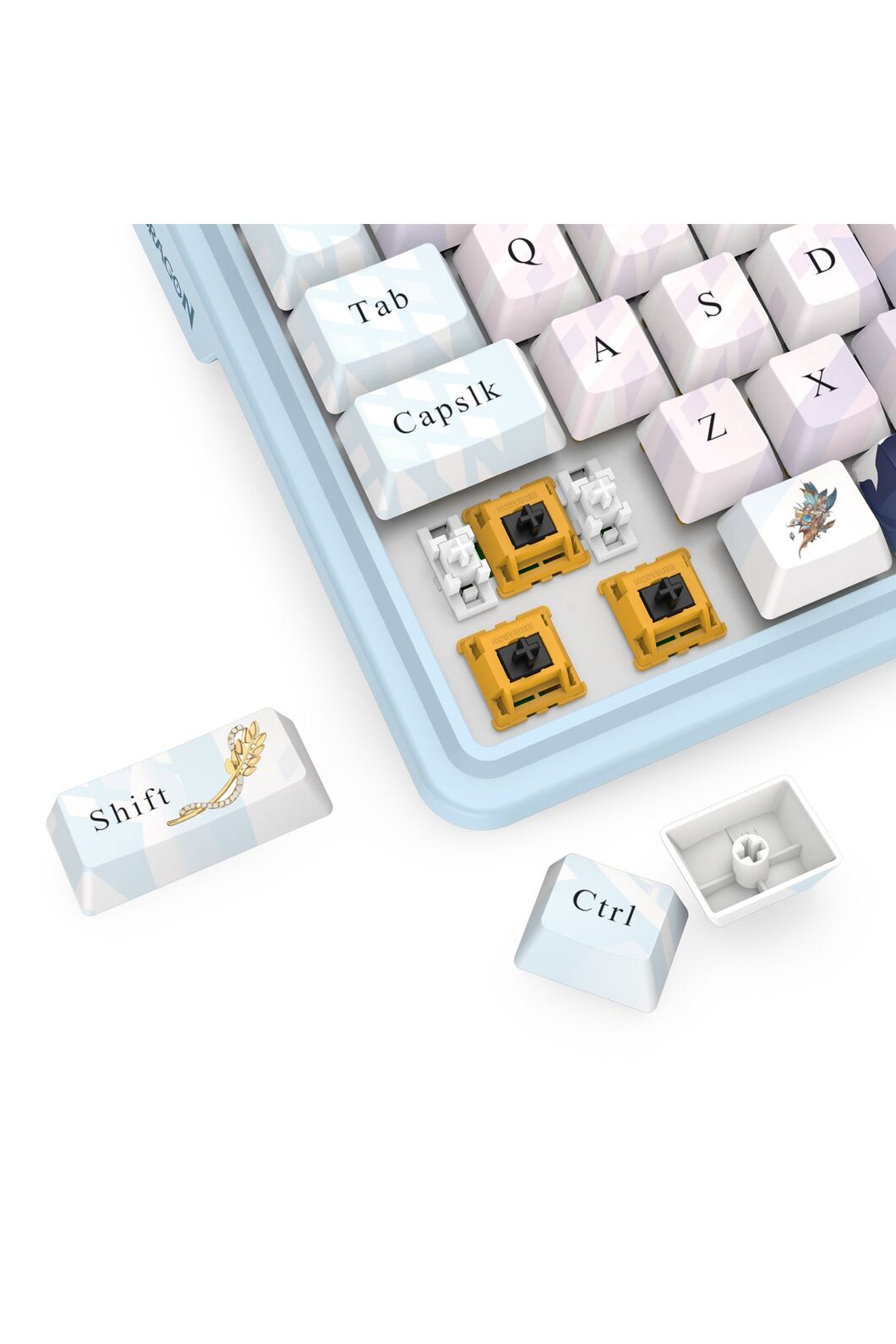 REDRAGON - K728AK-RGB-PRO Antonium Pro Keyboard - blue