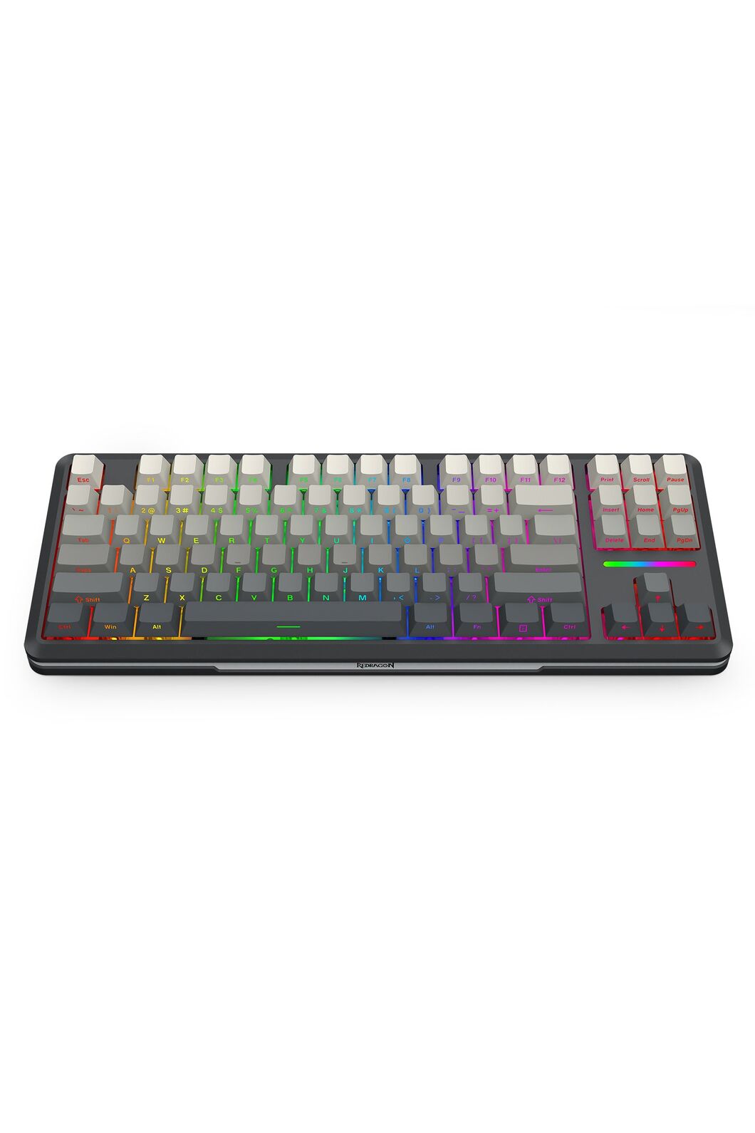 REDRAGON - K734SP-RGB-PRO WildslashTKL Keyboard - charcoal