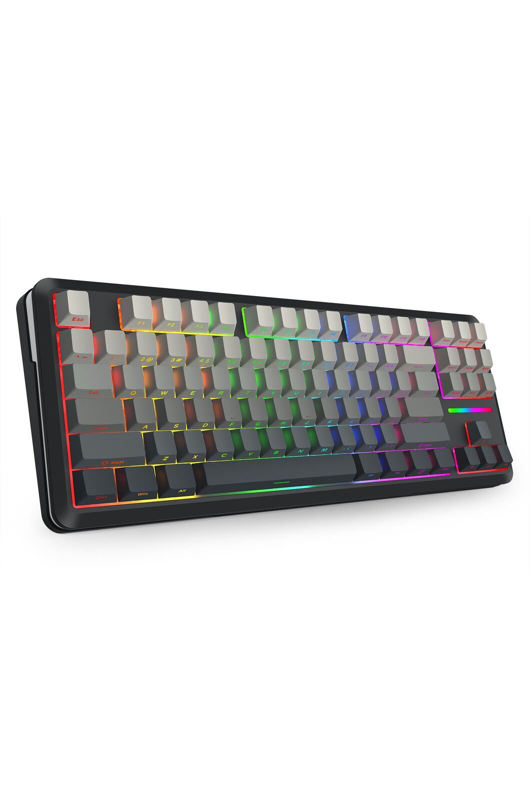 REDRAGON - K734SP-RGB-PRO WildslashTKL Keyboard - charcoal
