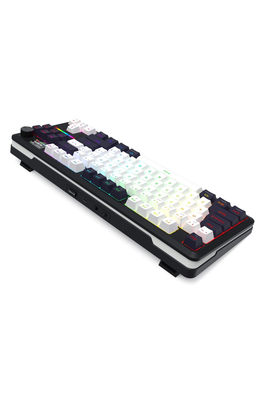 REDRAGON - K746WB-RGB-PRO Wildslash LCD Keyboard - black
