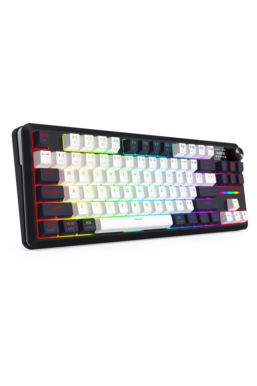 REDRAGON - K746WB-RGB-PRO Wildslash LCD Keyboard - black