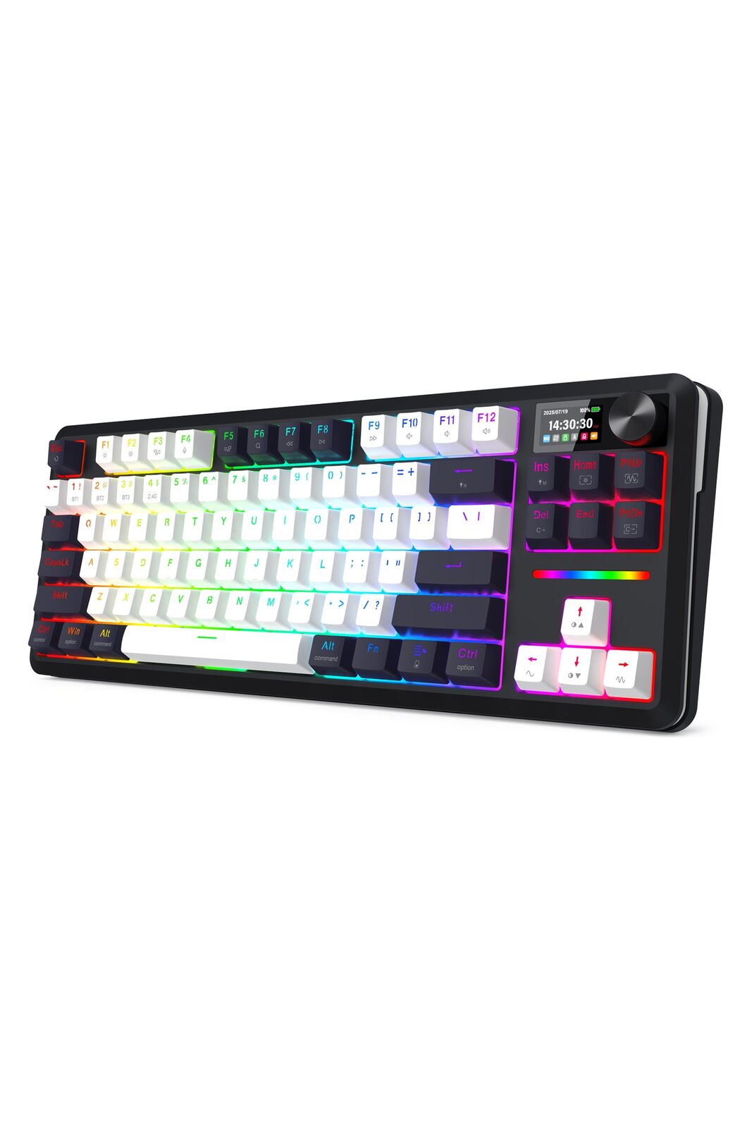 REDRAGON - K746WB-RGB-PRO Wildslash LCD Keyboard - black