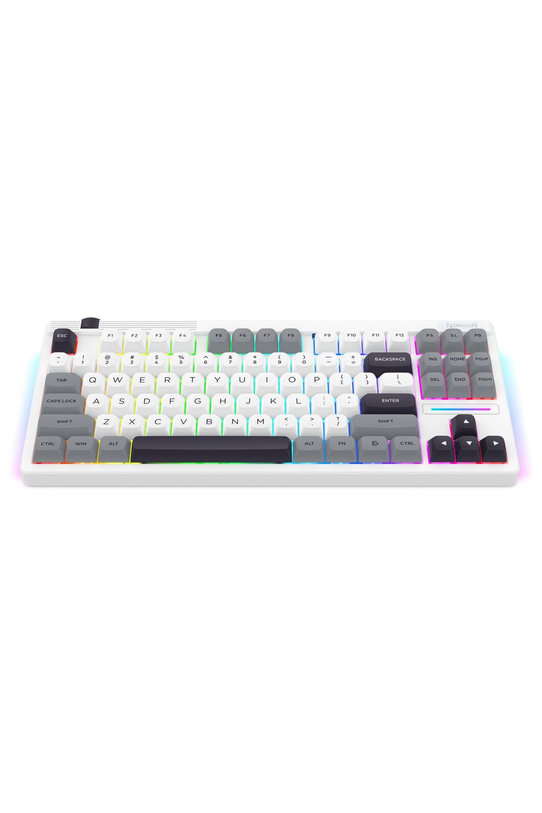 REDRAGON - K729WGB-RGB-PRO OTIM ProTKL Keyboard - white