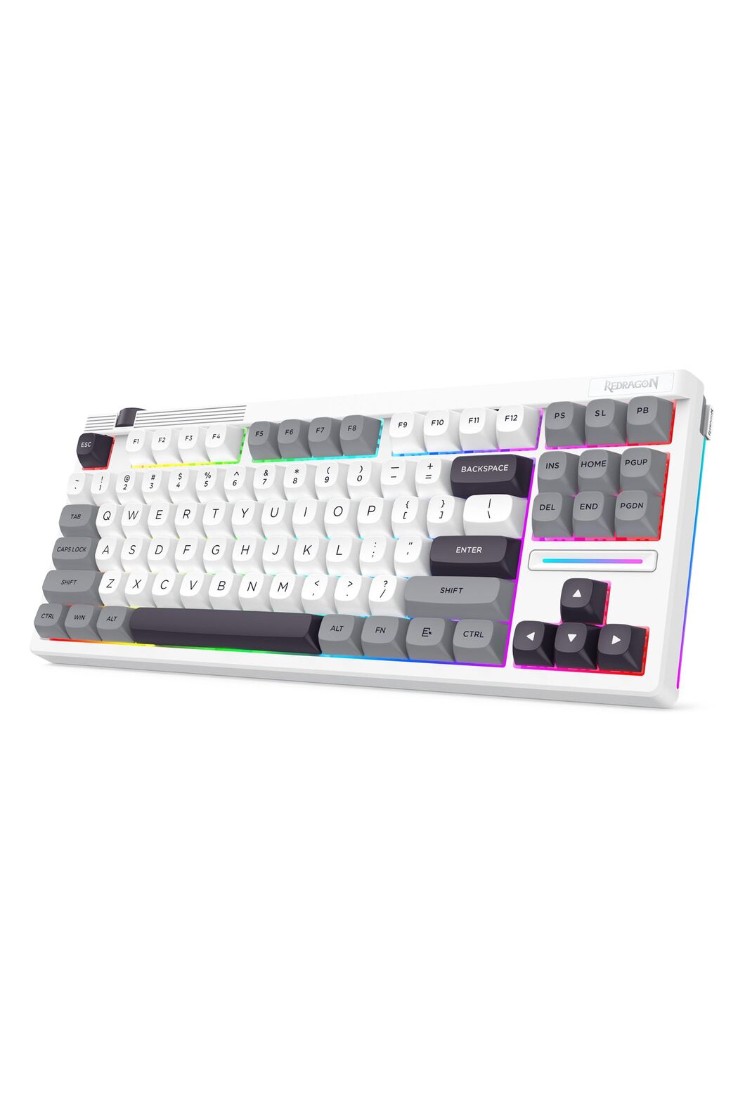 REDRAGON - K729WGB-RGB-PRO OTIM ProTKL Keyboard - white
