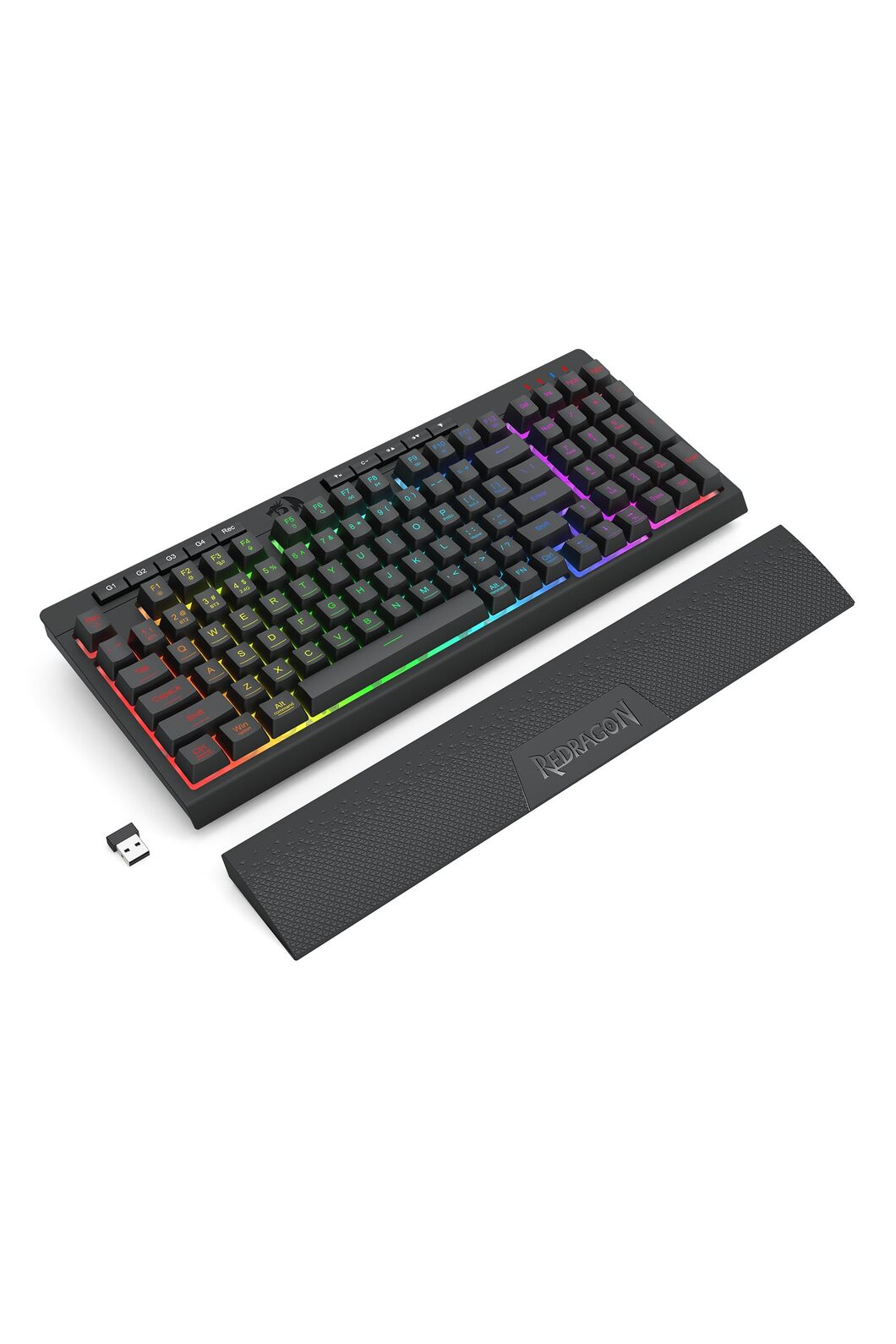 REDRAGON - K515RGB-PRO Shiva PRO 98K Keyboard - black