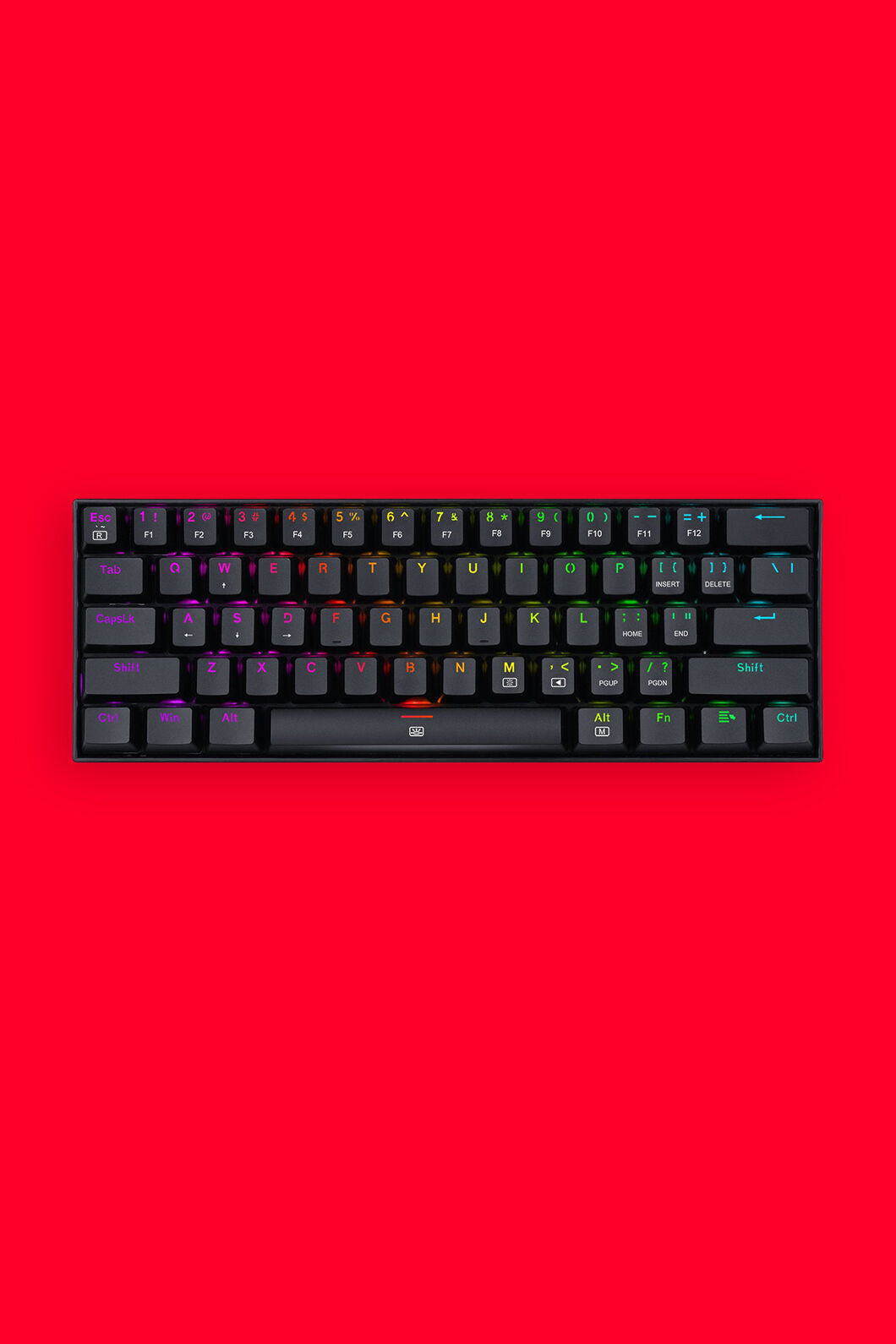REDRAGON - K630RGB Dragonborn 65% Keyboard - black