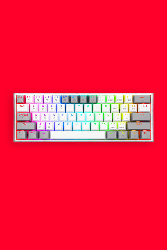 REDRAGON - K616-RGB Fizz RGB Pro 65% Keyboard - grey