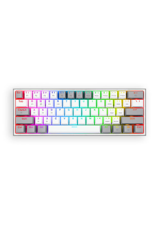 REDRAGON - K616-RGB Fizz RGB Pro 65% Keyboard - grey