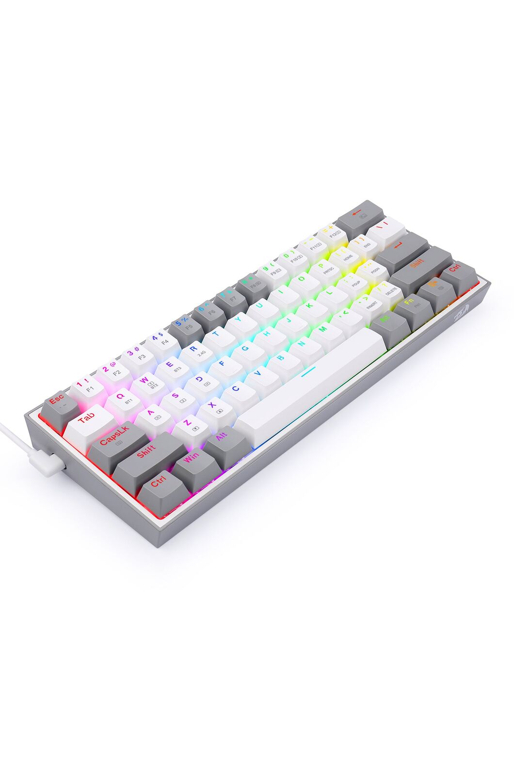 REDRAGON - K616-RGB Fizz RGB Pro 65% Keyboard - grey
