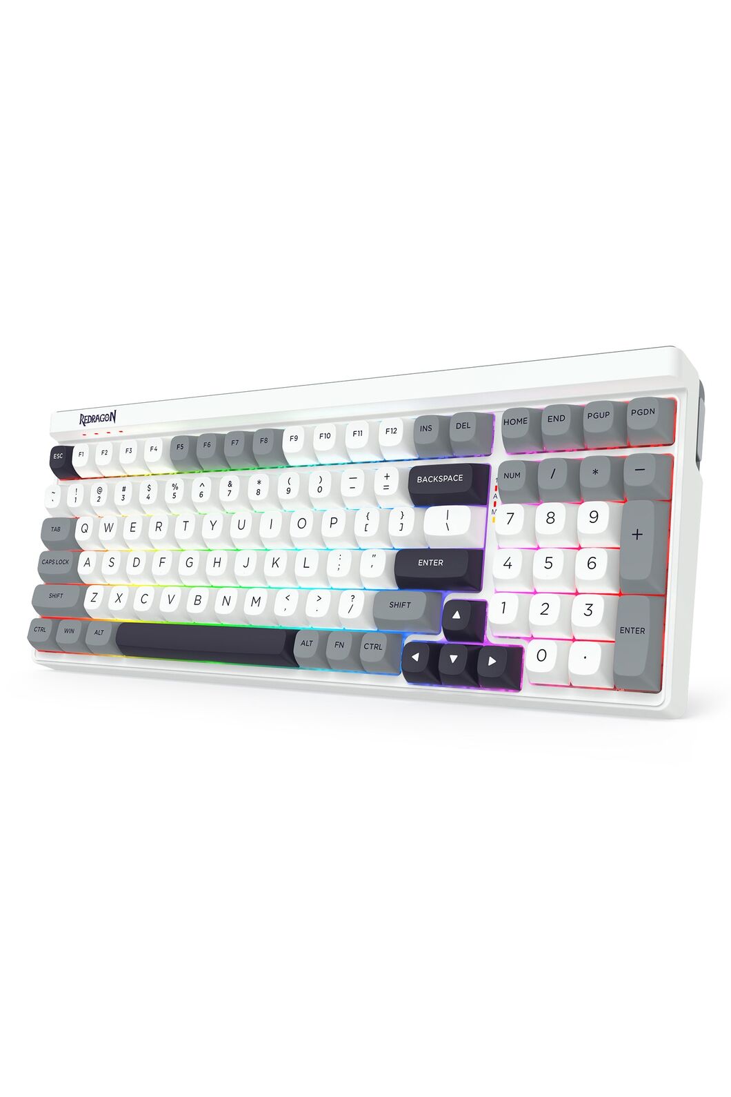 REDRAGON - K656WGB-RGB-PRO Garen Pro Keyboard - white