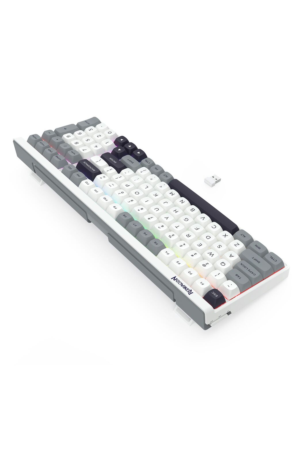 REDRAGON - K656WGB-RGB-PRO Garen Pro Keyboard - white
