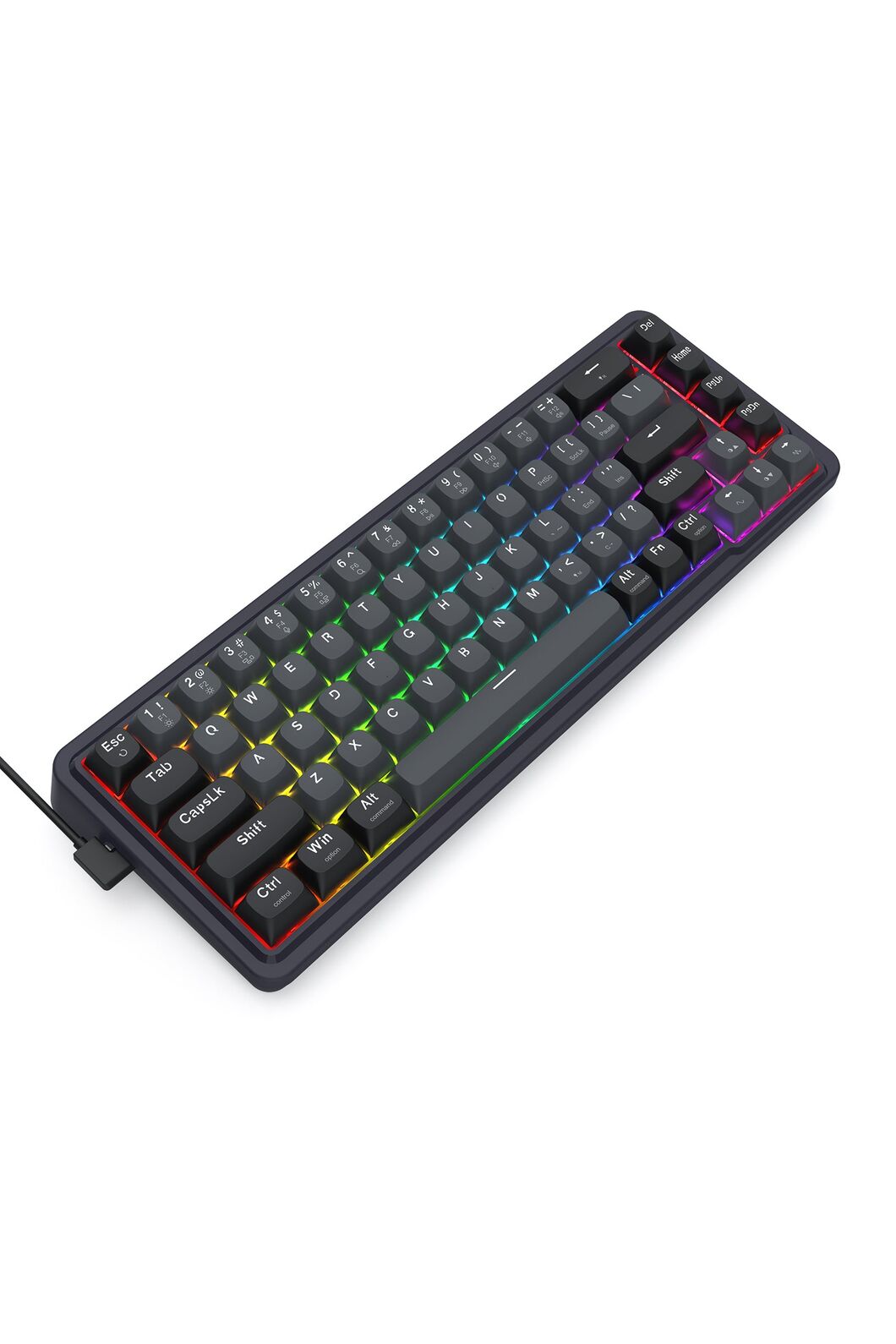 REDRAGON - K709GB-RGB-M 68% UltraMag Keyboard - black