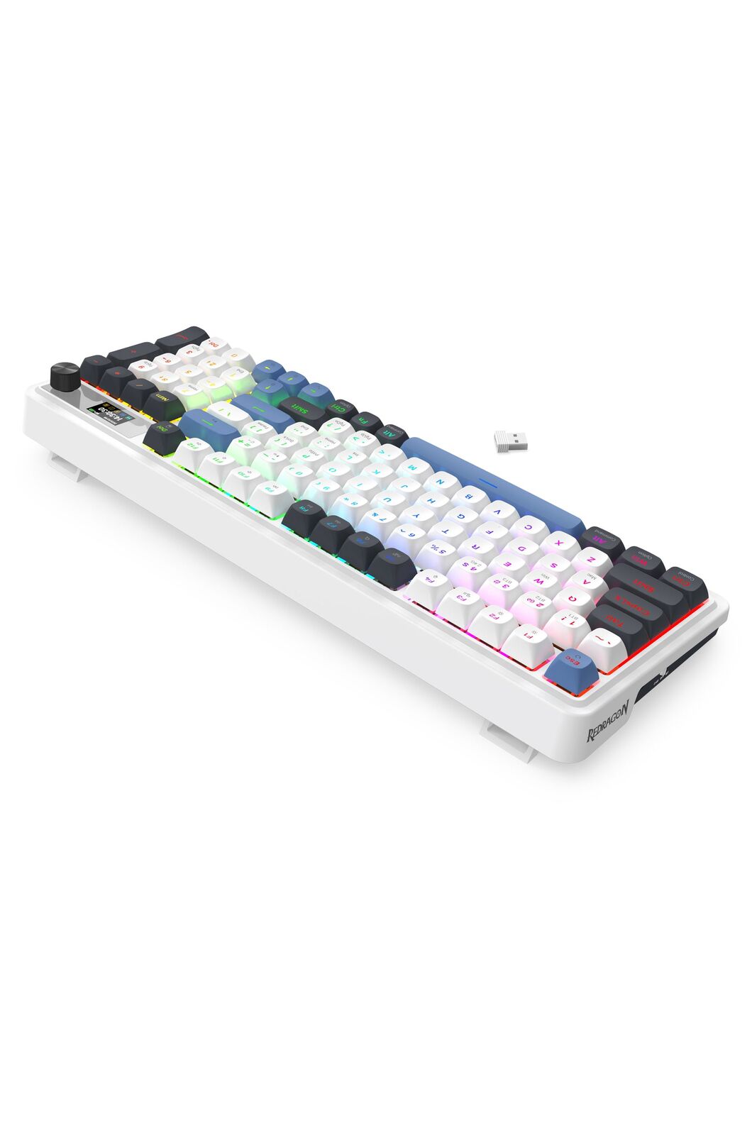 REDRAGON - K719WGB-RGB-PRO Artemis Pro Keyboard - white