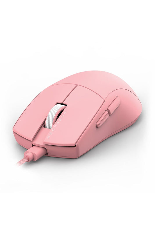 REDRAGON - Redragon M724P Throne Pink Ultra-Light 42g Wired 12400 DPI Gaming Mouse - pink