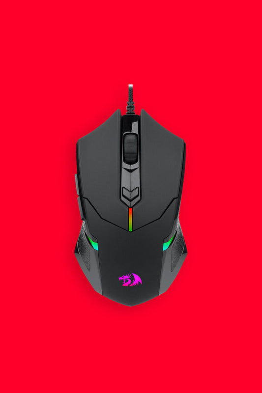 REDRAGON - M601-RGB Centrophor Mouse - black