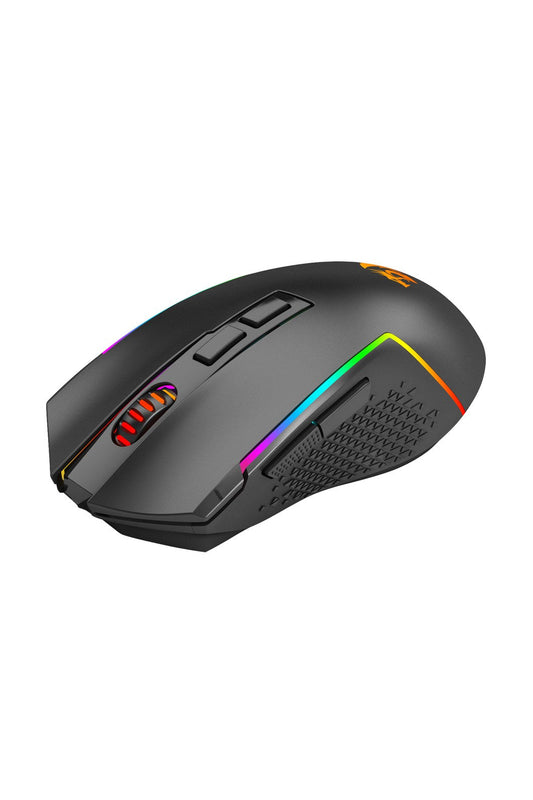REDRAGON - Redragon M693 RGB Trident Pro Black Wireless Gaming Mouse - black