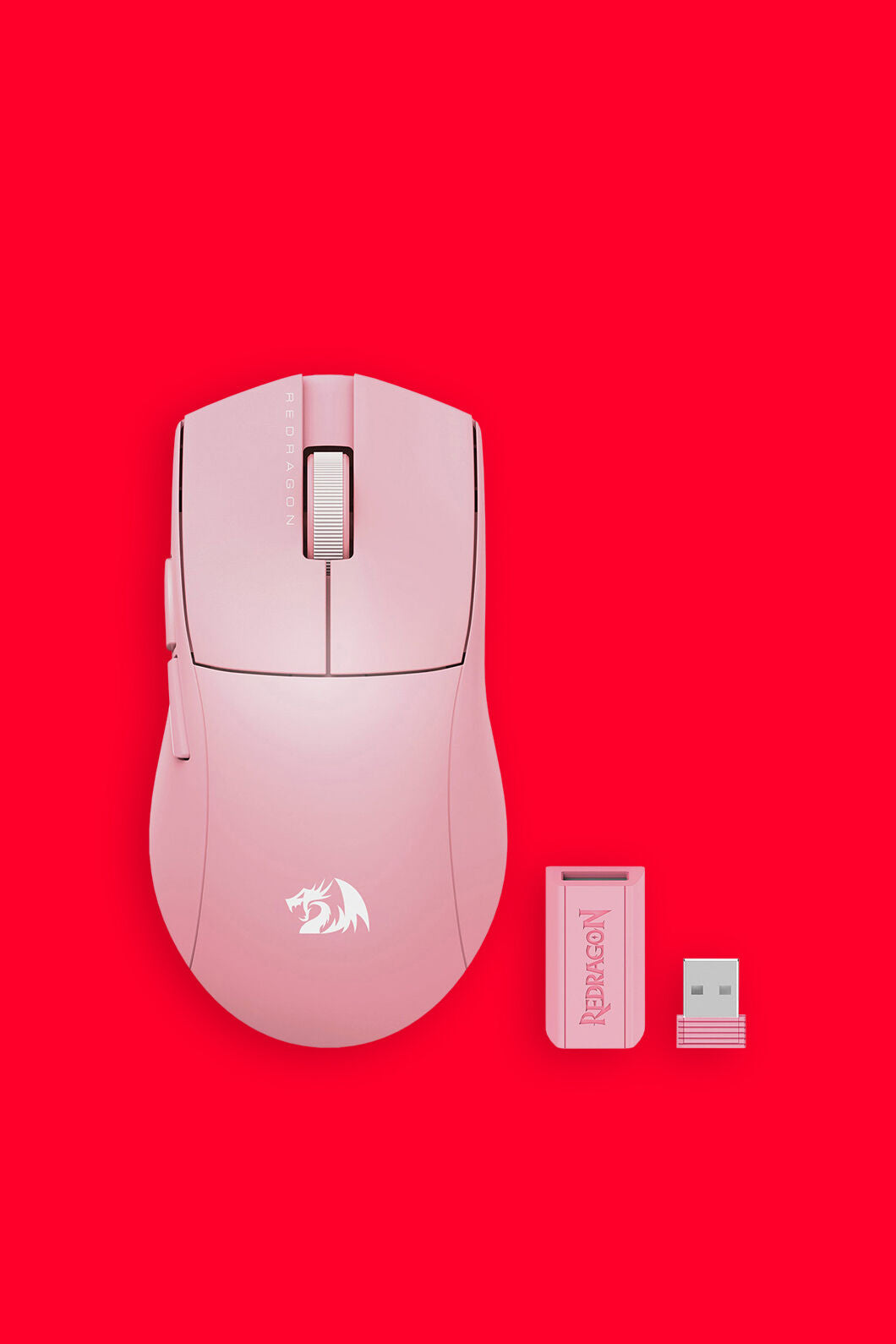 REDRAGON - M916P-PRO-4K K1ng Pro Mouse - pink