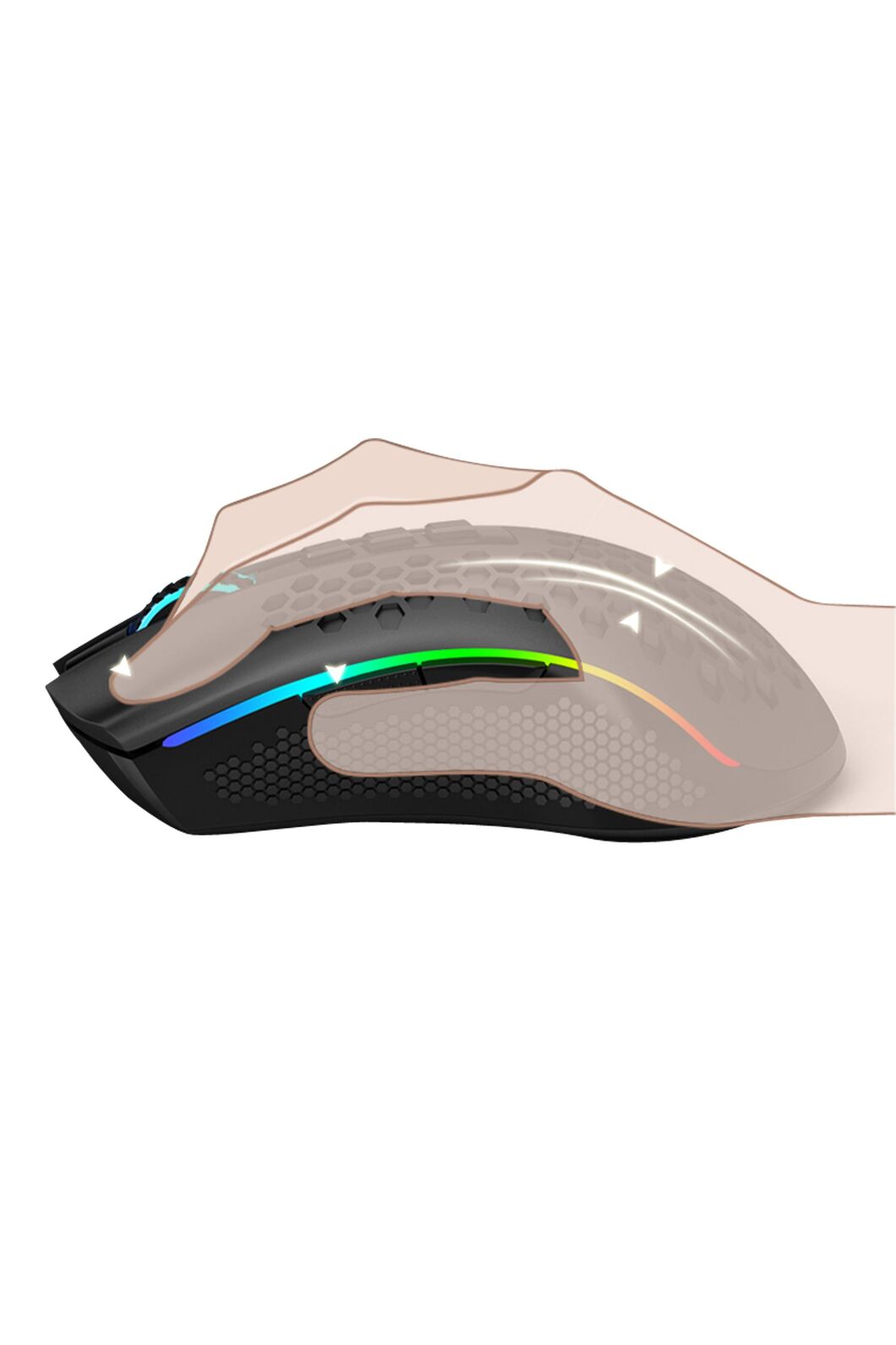 REDRAGON - M808-KS Storm PRO Mouse - black