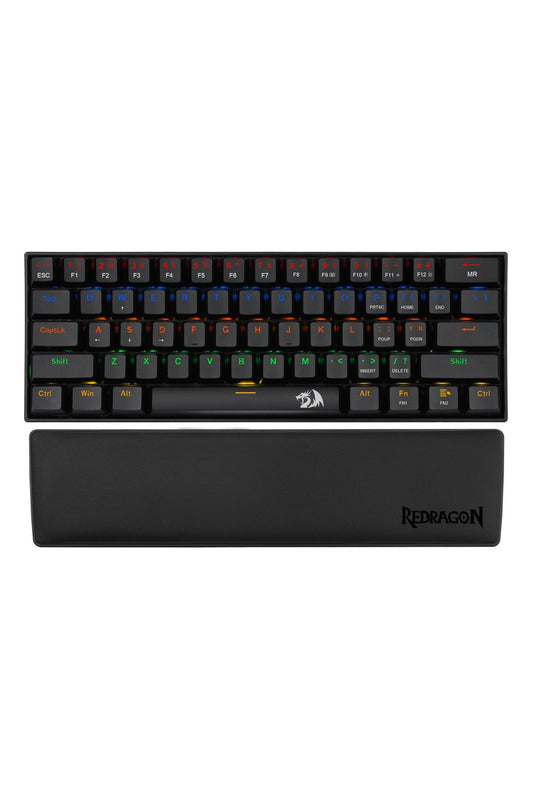 REDRAGON - Redragon P035 Meteor S Black Ergonomic Keyboard Wrist Rest Pad - black