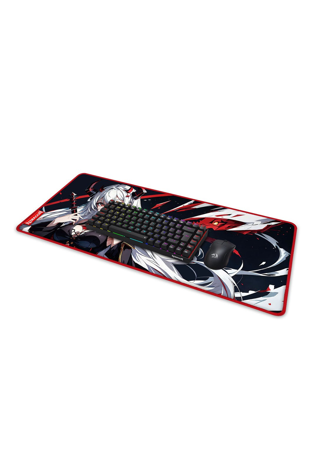 REDRAGON - Redragon P047 AK2 Black Large Extended Smooth Control Gaming Mouse Pad - black