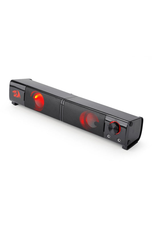 REDRAGON - Redragon GS550 Orpheus Black Compact Stereo Sound Bar Speaker - black