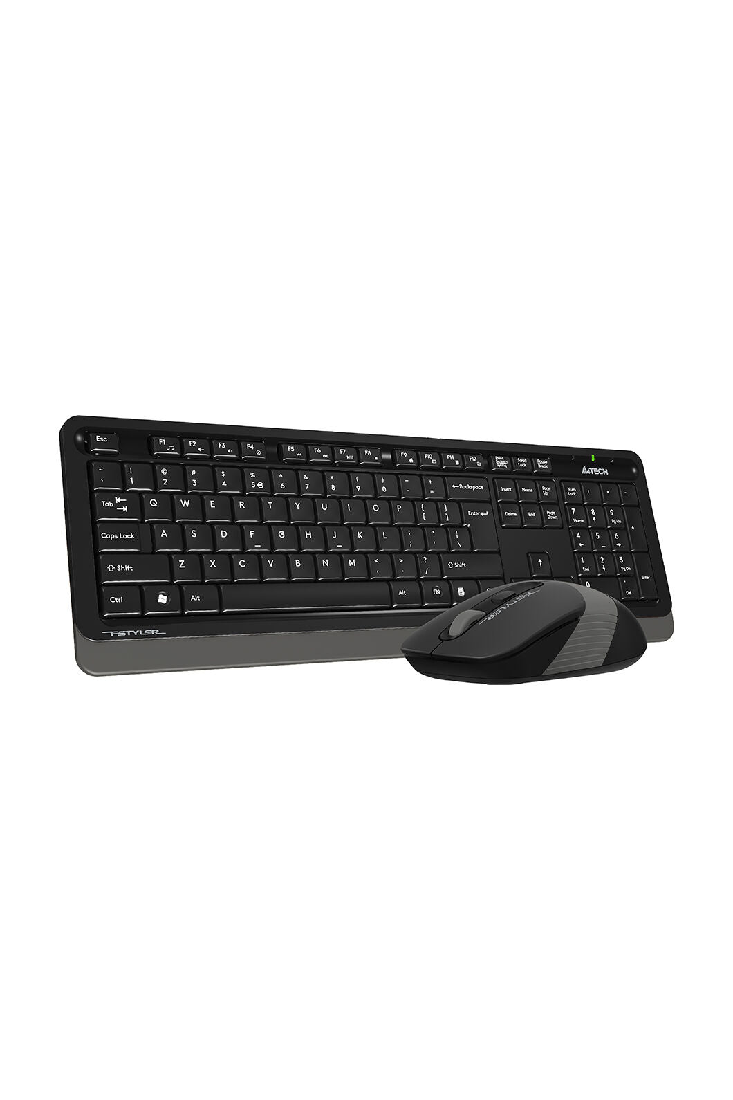 A4Tech - A4Tech FG1010S Grey Silent Wireless Keyboard & Mouse Combo - grey
