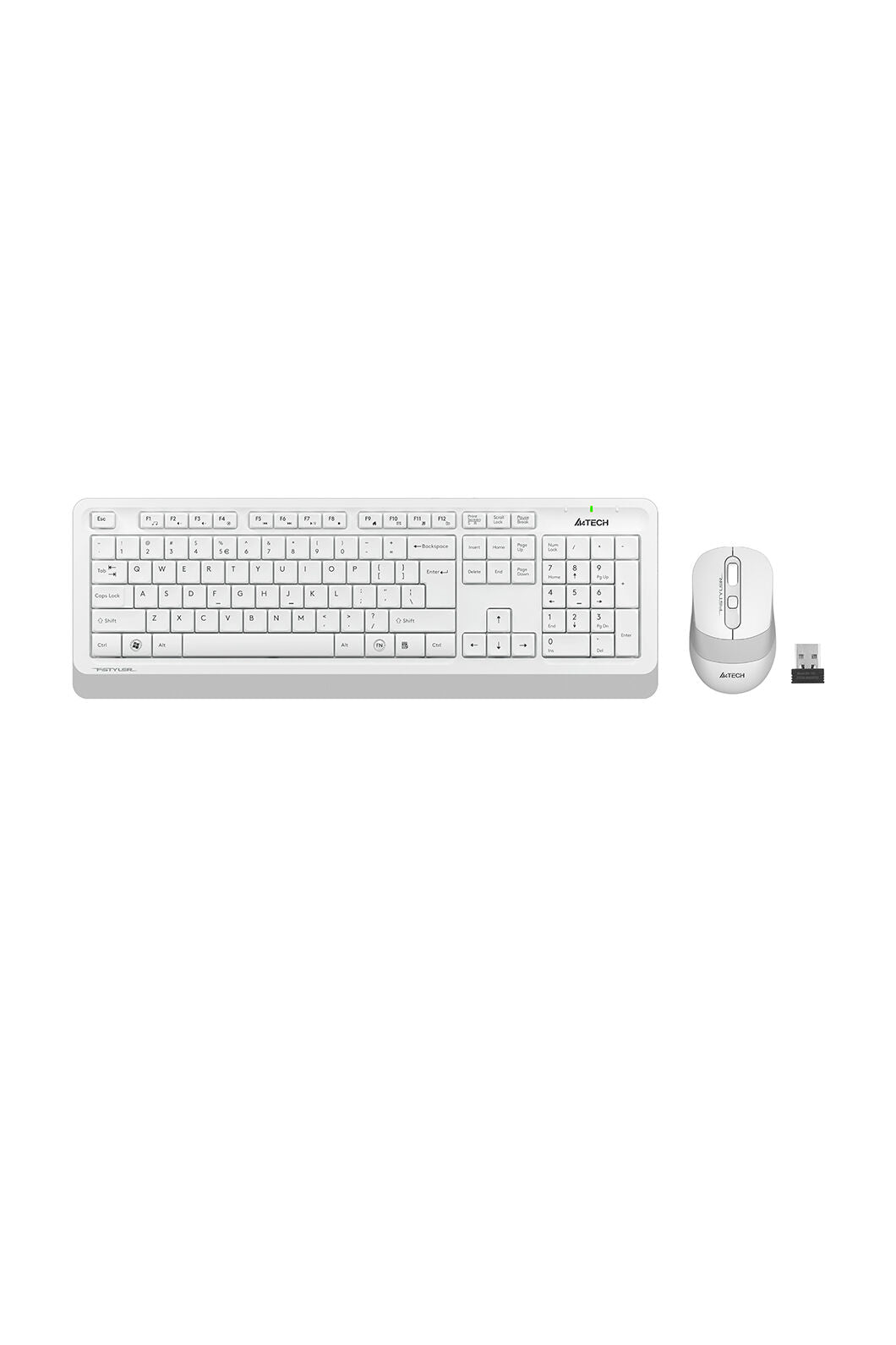 A4Tech - A4Tech FG1010S White Silent Wireless Keyboard & Mouse Combo - white