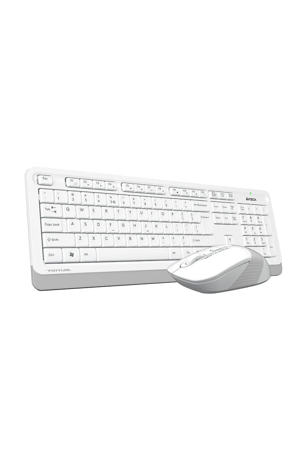 A4Tech - A4Tech FG1010S White Silent Wireless Keyboard & Mouse Combo - white