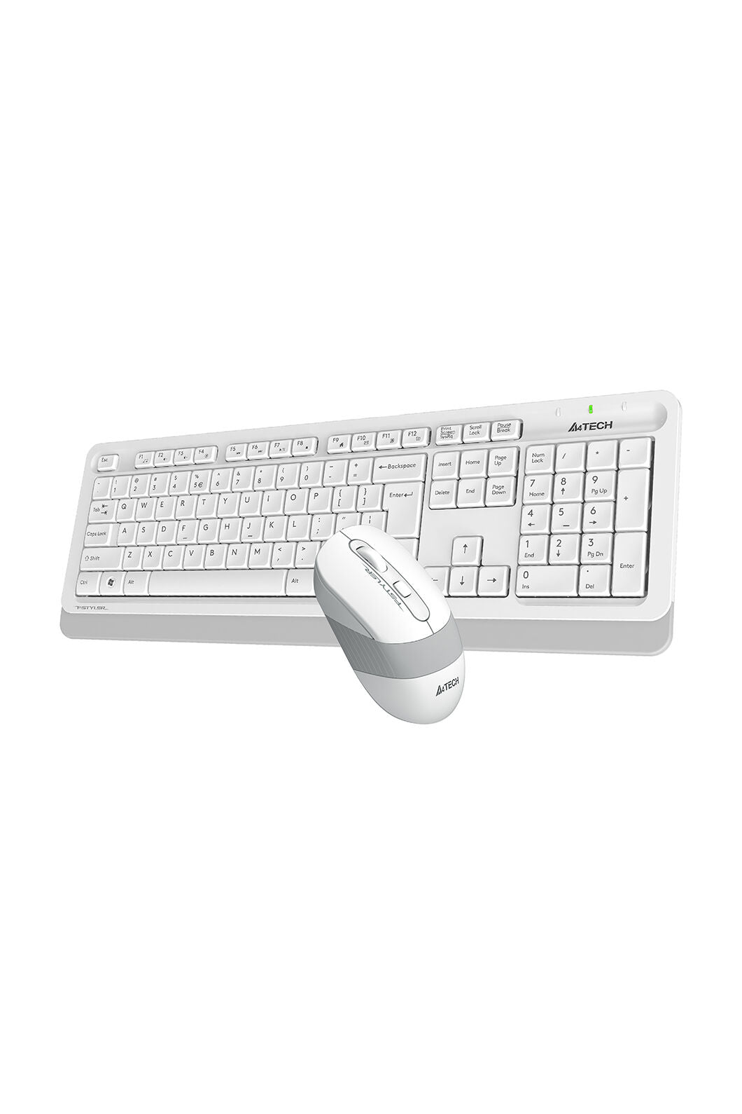 A4Tech - A4Tech FG1010S White Silent Wireless Keyboard & Mouse Combo - white